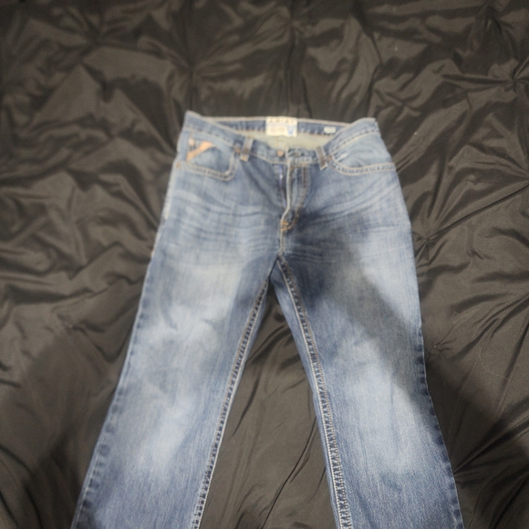 Ariat Men's Relaxed Fit Blue Jeans - Picture 4 of 4